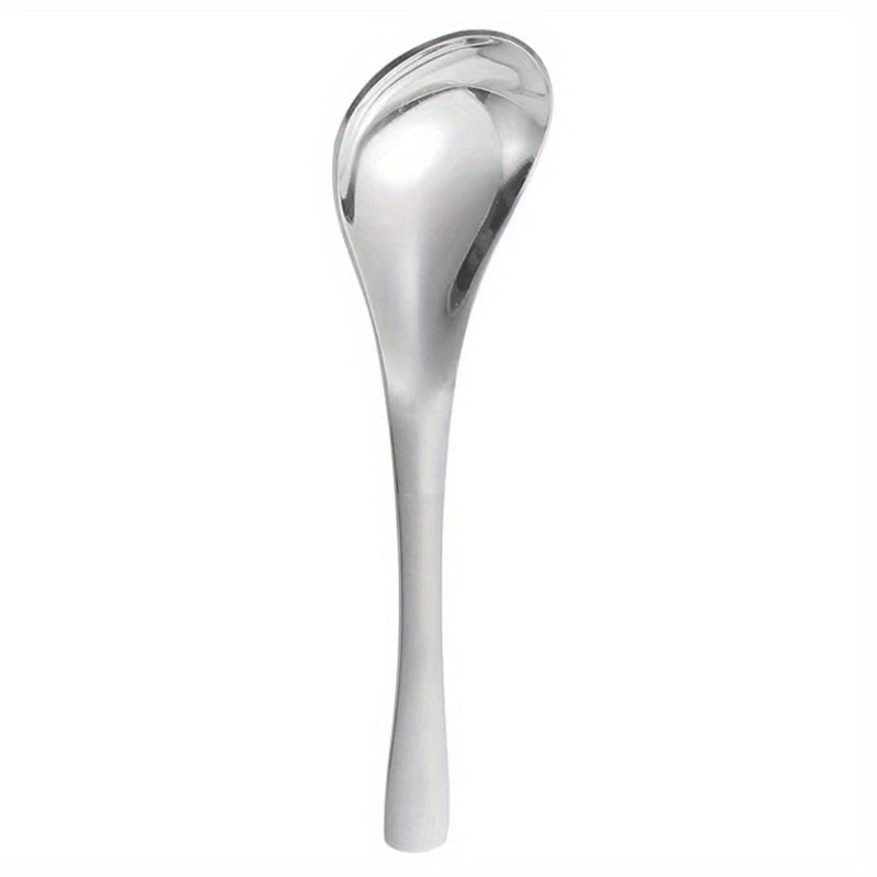 Stainless Steel Short Handle Gold Soup Spoon