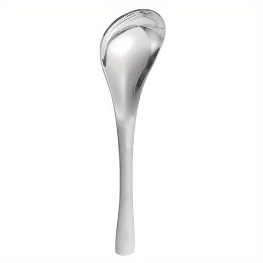 Stainless Steel Short Handle Gold Soup Spoon
