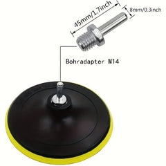 7pcs Car Polishing Kit Sponge Disc Wool Wheels Waxing Pads