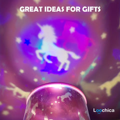 Unicorn Night Light Projector for Kids