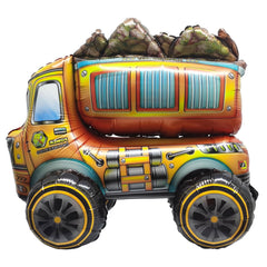 Construction Balloons 4D Assembly Big Truck Excavator Birthday Balloon