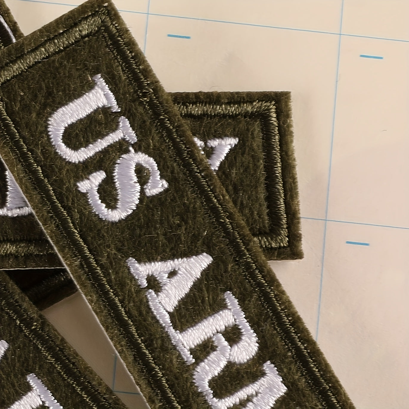 4pcs Embroidered Letter Patches For Girls Clothing Hats Accessories