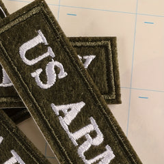 4pcs Embroidered Letter Patches For Girls Clothing Hats Accessories