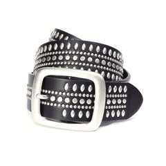 Western Cowboy Punk Belt For Jeans Dress Studded Belts Strap