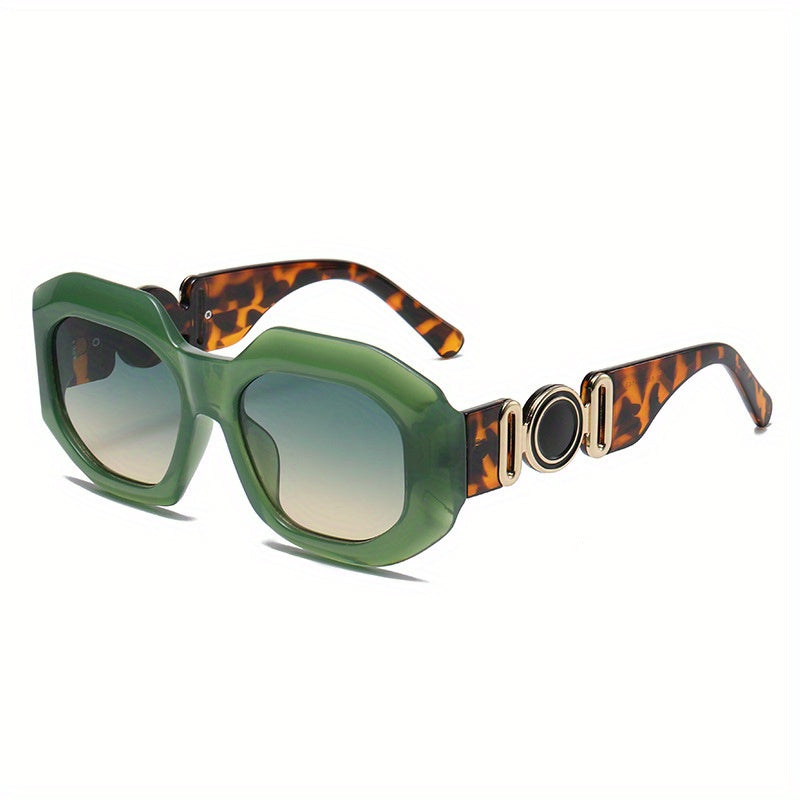 Y2K Irregular Sunglasses Retro Tortoiseshell UV400 Sun Shades