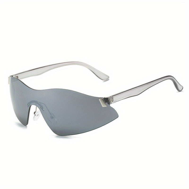 Y2K Wrap Around Sunglasses UV400 for Cycling Fishing Beach