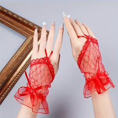 Lace Gloves Gothic Gloves Party Decoration