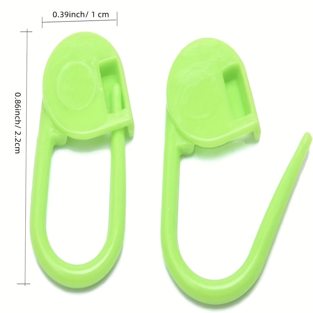 80pcs Plastic Locking Counter Needle Clip Crochet Pin Set