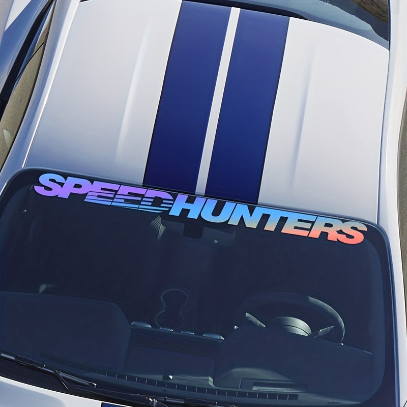 Letter Car Sticker PVC Waterproof Non-fading Decal Front Windshield