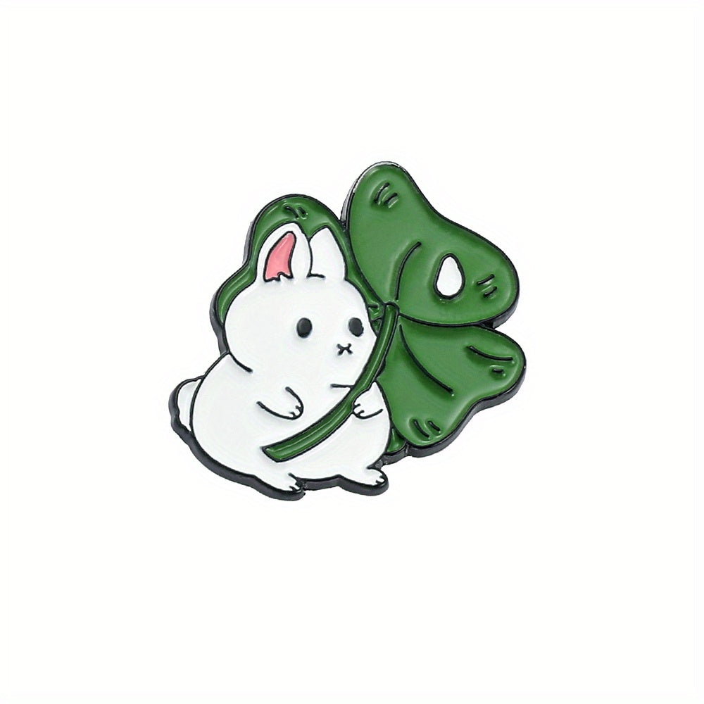 Cute Y2K Rabbit Enamel Pin for Clothes, Bags, DIY Decor - Ideal Gift
