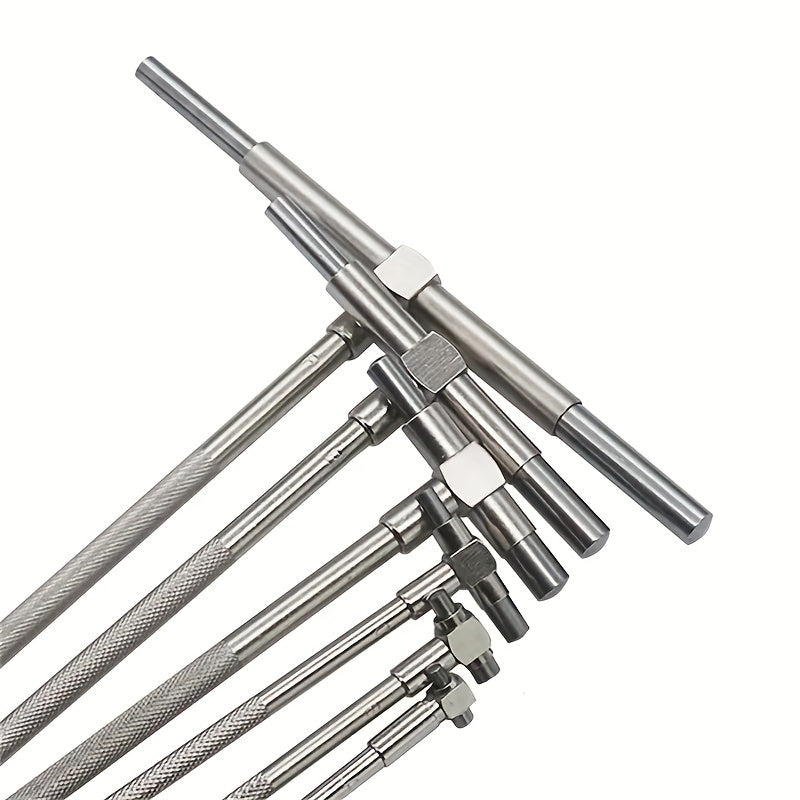 6pcs 8 150mm Telescoping Gauge Set Inner Diameter Hole Gauge Inside Measuring