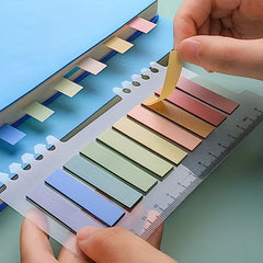 Clear Adhesive Index Labels 1200pcs Translucent Waterproof Sticky Notes