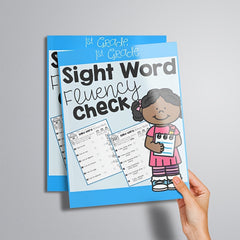1st Grade Sight Word Fluency Workbook: Reading Practice & Matching