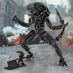 Alien Xenomorph Building Blocks Toy Set Party Decoration Accessory