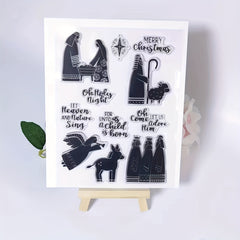 Christmas Character Stamp for Card Making and DIY Crafts