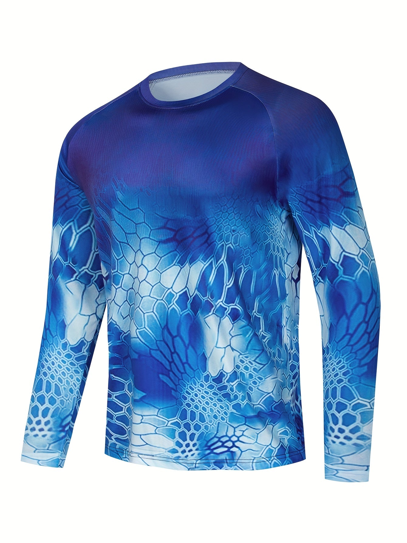 Men's Graphic Print UPF 50 Sun Protection Jacket