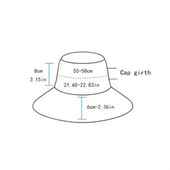 Sunflower Double sided Bucket Hat Sunshade All match Men Women