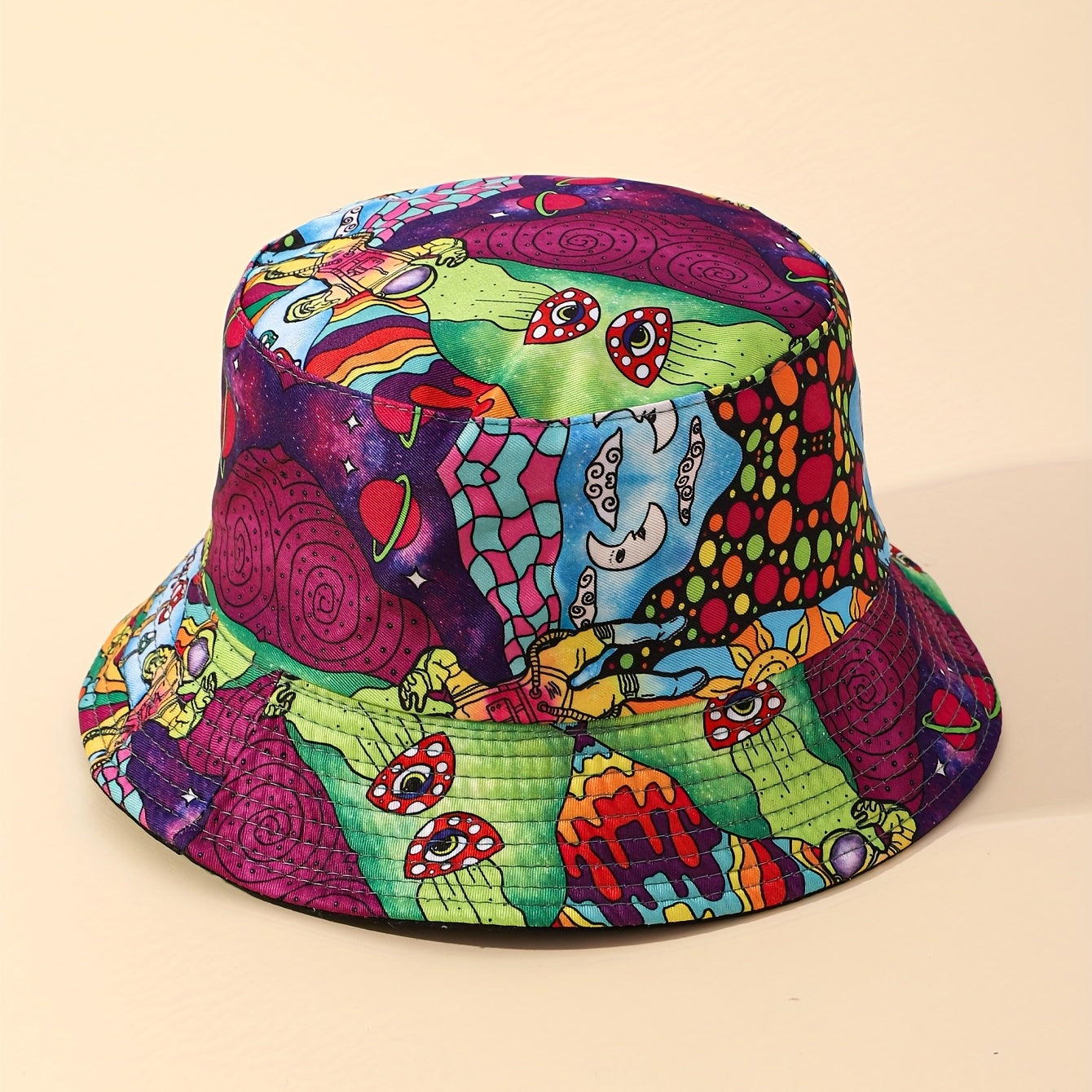 Men's Ethnic Style Pattern Fisherman Hat