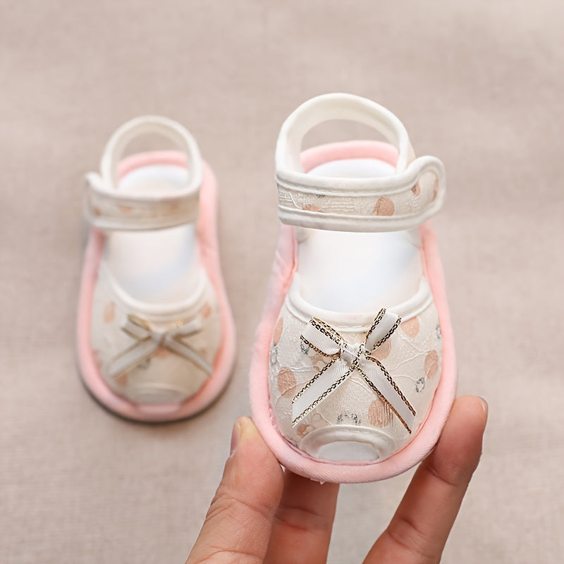 Breathable Baby Girl Sandals Lightweight Anti Slip Indoors Outdoors