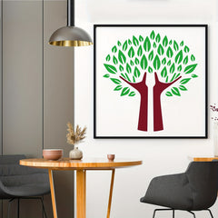16pcs Tree Stencils Tree Of Life for Painting Airbrush Natural Plants Palm Tree