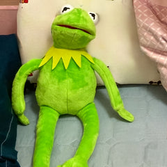 Cute Frog Hand Puppet Plush Toy - Green & Yellow - Desk Decor & Prank Gift