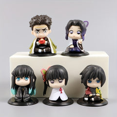 Set of 5 Anime Figures Cake Ornaments