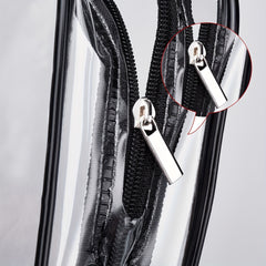 4pcs Transparent Cosmetic Bags Travel Toiletry Bag Waterproof Makeup Bag