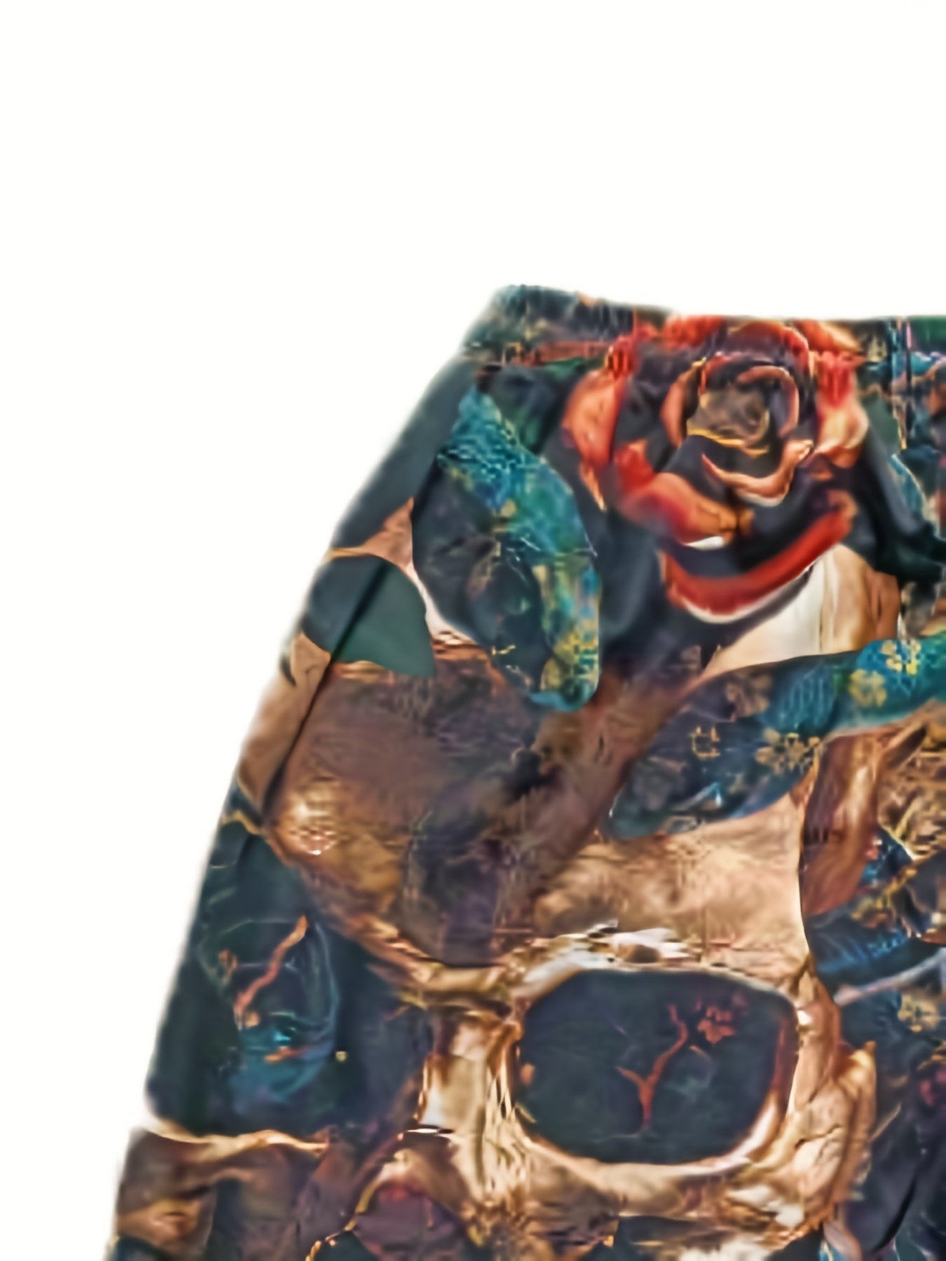 Men's Snake & Skull Graphic Shorts for Outdoor Summer Wear