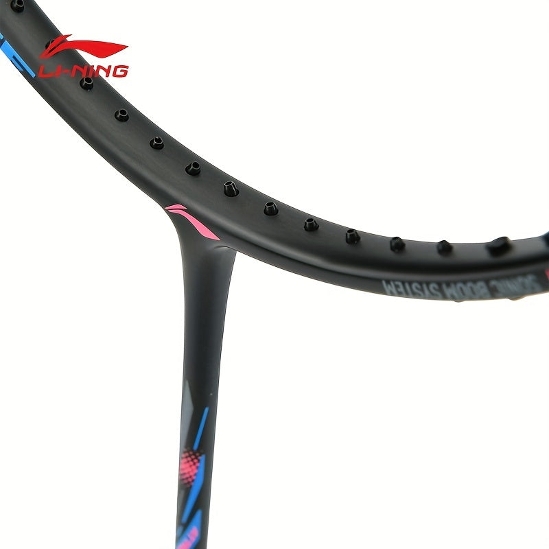 Li Ning 1pc Badminton Racket Full Carbon Fiber Ultra light Offensive