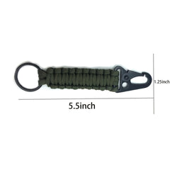 Outdoor Carabiner Hook Keychain for Fishing Camping