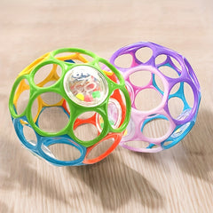 4-Piece Baby Handheld Rattle Toy Set for Early Grasping Ability