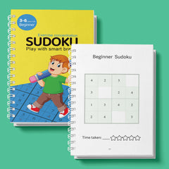 1pc Intermediate Sudoku Puzzle Booklet for Ages 6-9 Colorful Grids