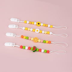 BPA Silicone Pacifier Chain Teether Beads Set