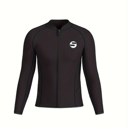 Men's 3mm Neoprene Wetsuit Top Cold Proof Jacket