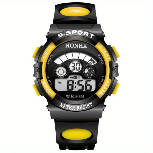 Waterproof Electronic Watch for Kids, Anti Fall Design