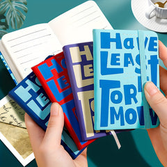 2pcs A7 American Retro Pocket Student Notebook Portable Thickened Notepad