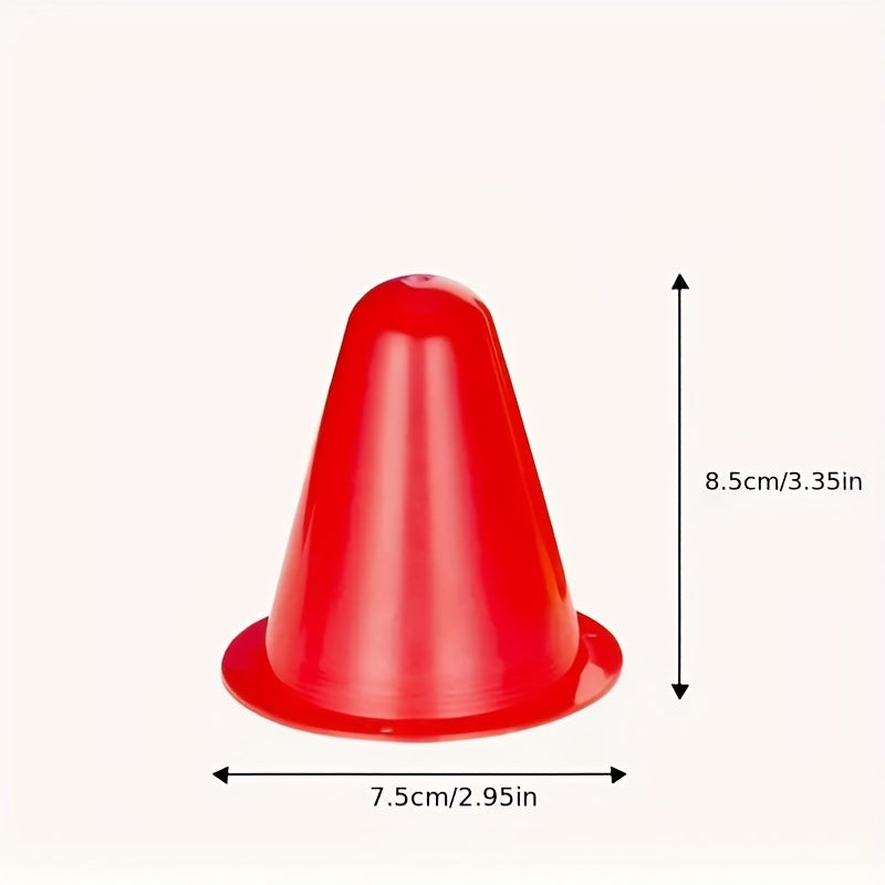 10pcs Roller Skating Obstacle Football Training Bucket Random