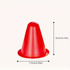 10pcs Roller Skating Obstacle Football Training Bucket Random
