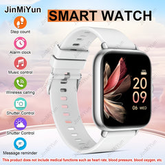 JinMiYun Full Touch Smartwatch, Wireless Calling, Sports Modes