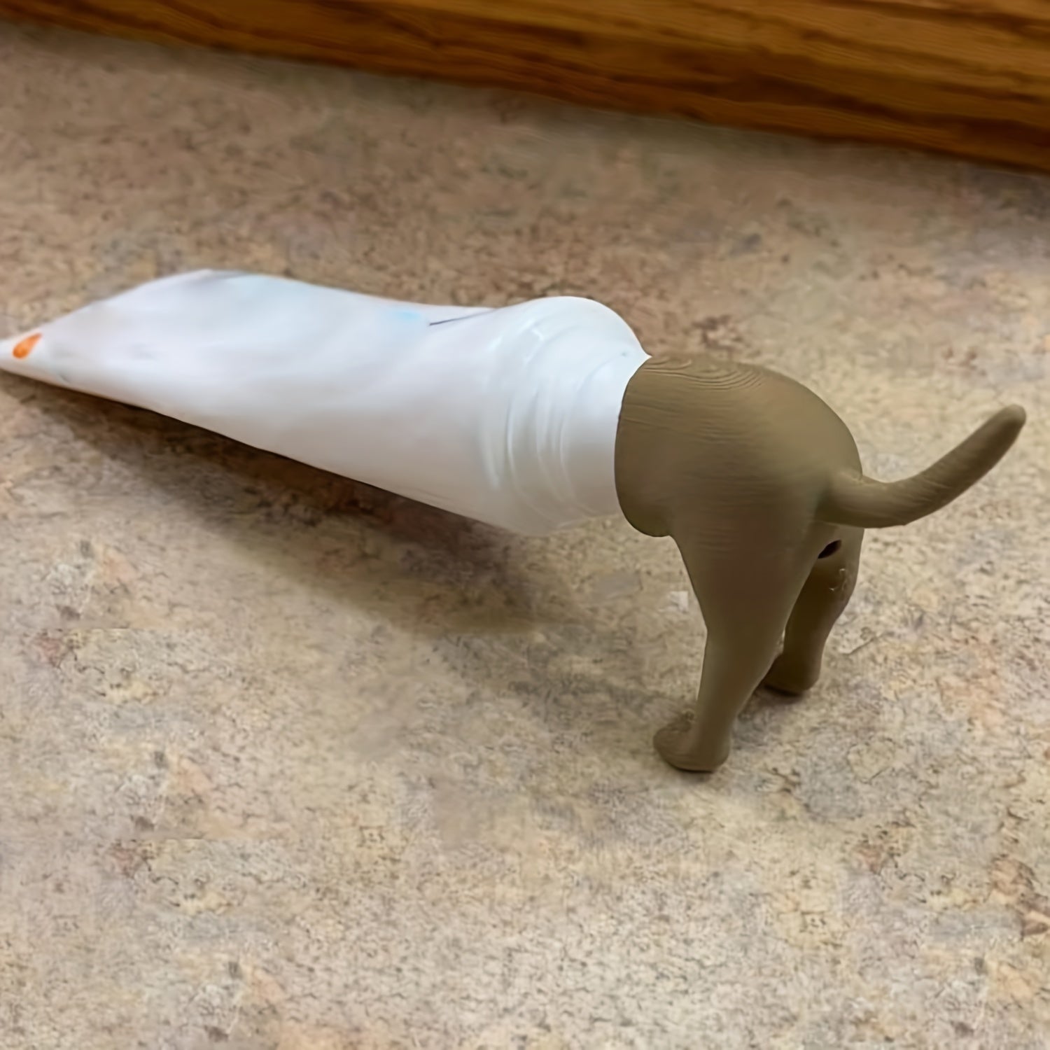 Pooping Dog Butt Toothpaste Topper Dispenser for Kids and Adults