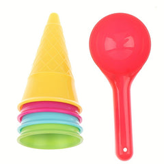 Beach Ice Cream Set Plastic Cup Toy