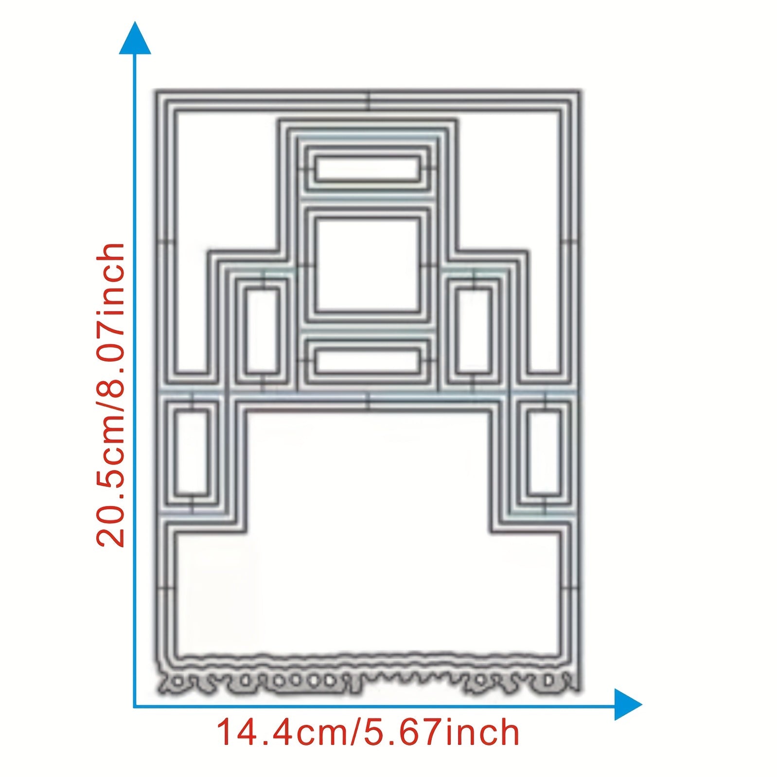 1pc Metal Cutting Mould Frame Templates for Card Making Scrapbooking DIY