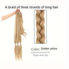 Women's Synthetic Braided Wig 28cm Ponytail Hair Extensions