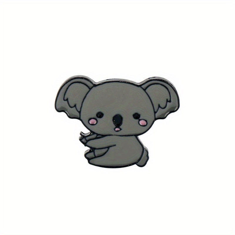Koala Brooch Enamel Badge Cartoon Casual Brooch For Men