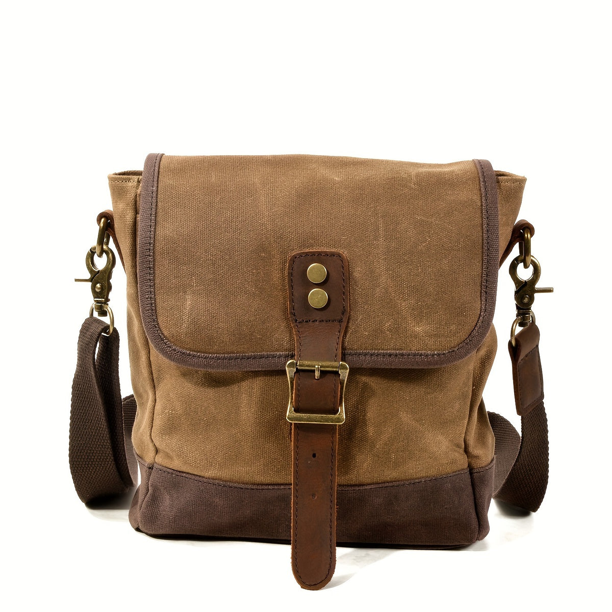 Waterproof Canvas Crossbody Bag Men Lightweight Sling Bag