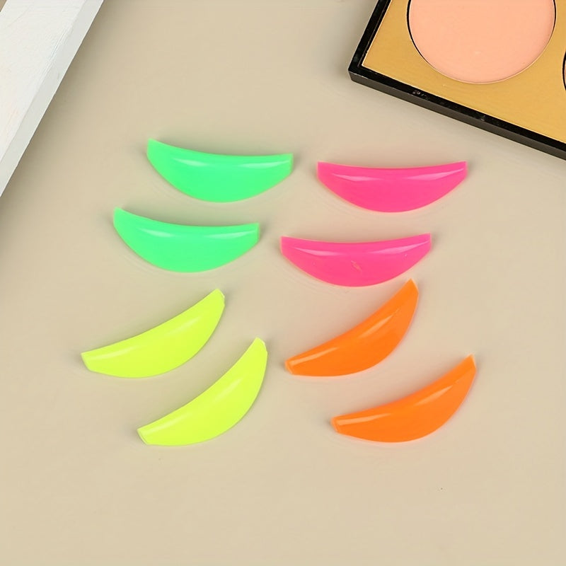 Rainbow Silicone Pads for Eyelash Perm Kit - Soft Lash Lift Rods for Eye Shapes