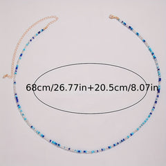 Boho Beads Waist Chain Metal Belt for Women