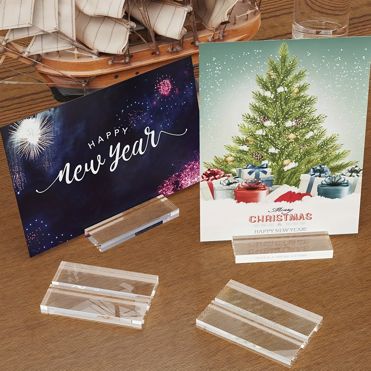 Clear Acrylic Place Card Holders - Set of 20 - Ideal for Weddings and Parties