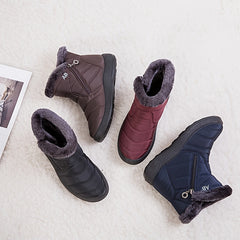 Winter Women's Snow Boots Waterproof Warm Lightweight Booties