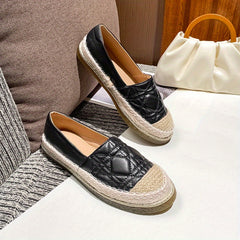 Women's Colorblock Platform Loafers Slip-on Casual Shoes